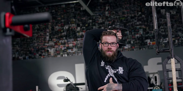 BANDED KETTLEBELL DRAGSTRAP OVER HEAD TRICEP EXT