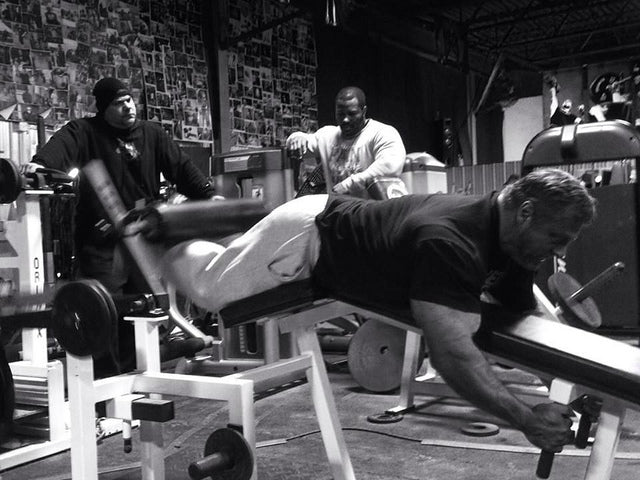 Leg training with Ken Jackson & John Meadows. This is what we did.