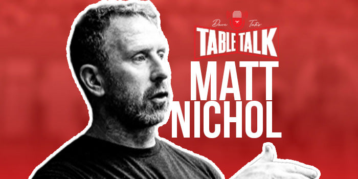 Nichol on table talk header image for table talk podcast