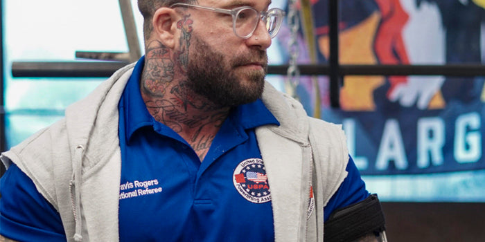 male with brace on due to injury of arm