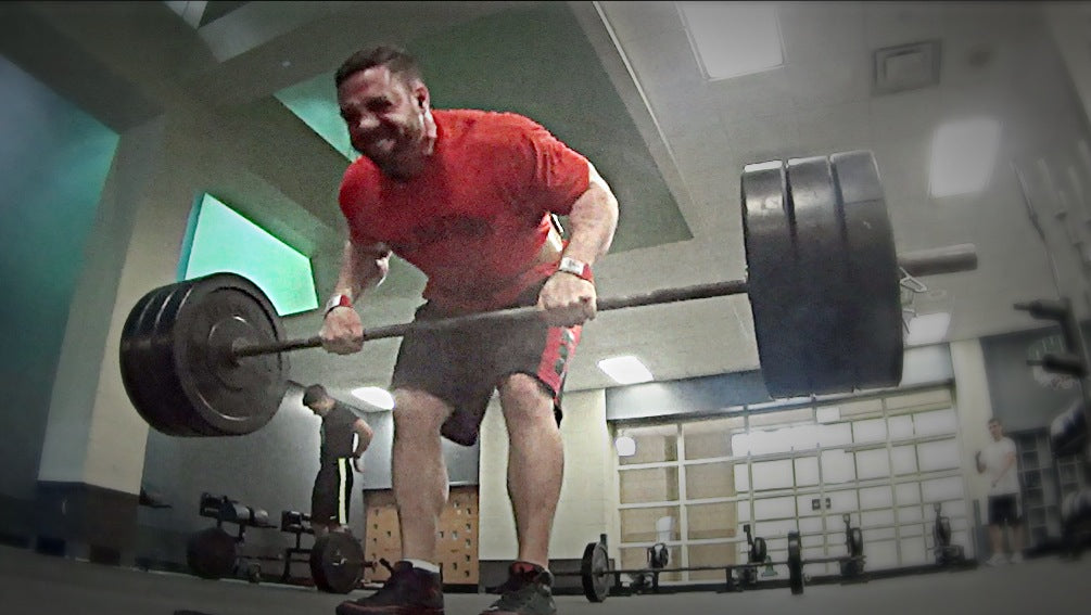 Video: SS Yoke Bar Good Mornings Wk 2 - 260x5 &amp; Dead Stop Barbell Rows 315x5