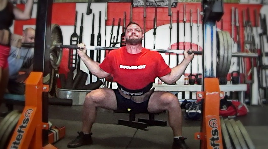 Dynamic Effort Squat Wk4: No Box/Bands/Chains - 10x1 &amp; Speed Pulls (Video)