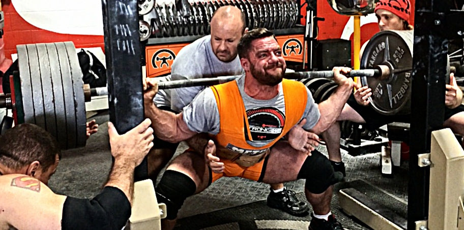 Video: Squat Triples in Full Gear &amp; Deadlifts vs Bands @ EliteFTS - Much Pain