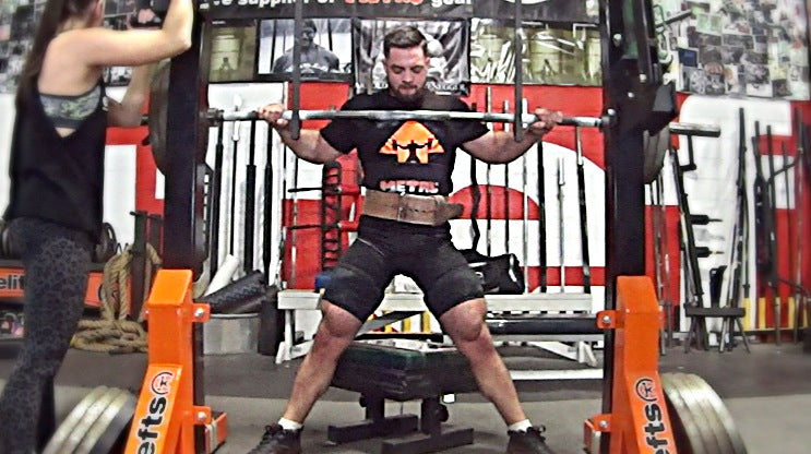Speed Squats Wk3: 335+Avg Bands &amp; Speed Pulls (Video)