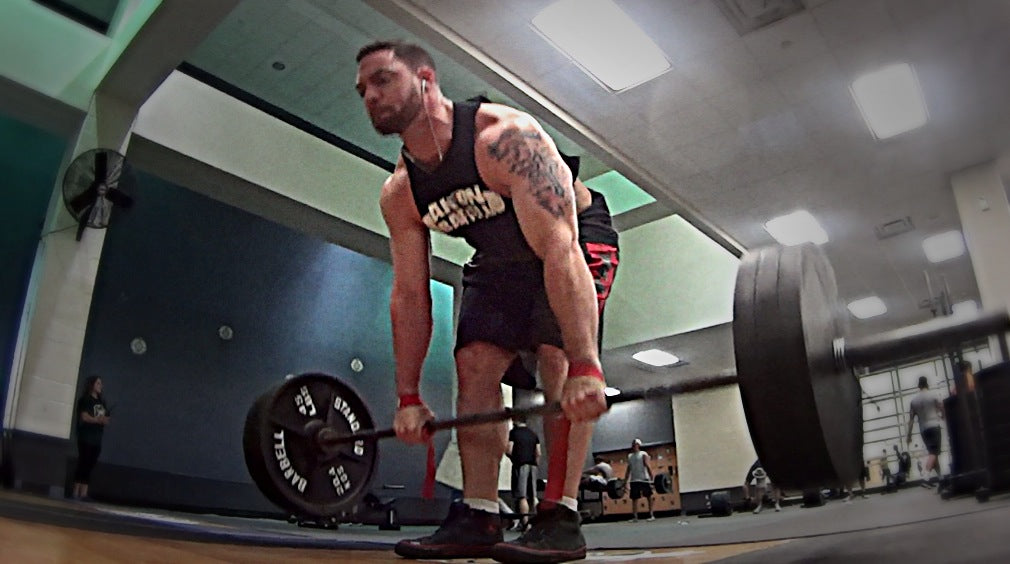 SSB Box Squats 460x3 &amp; Straight Leg Deadlifts using Tips From Steve Goggins (Video)