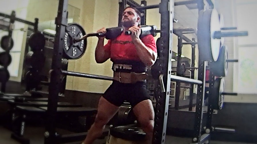 Lower Deload: Light SSB Box Squats &amp; Banded Dimel Deadlifts