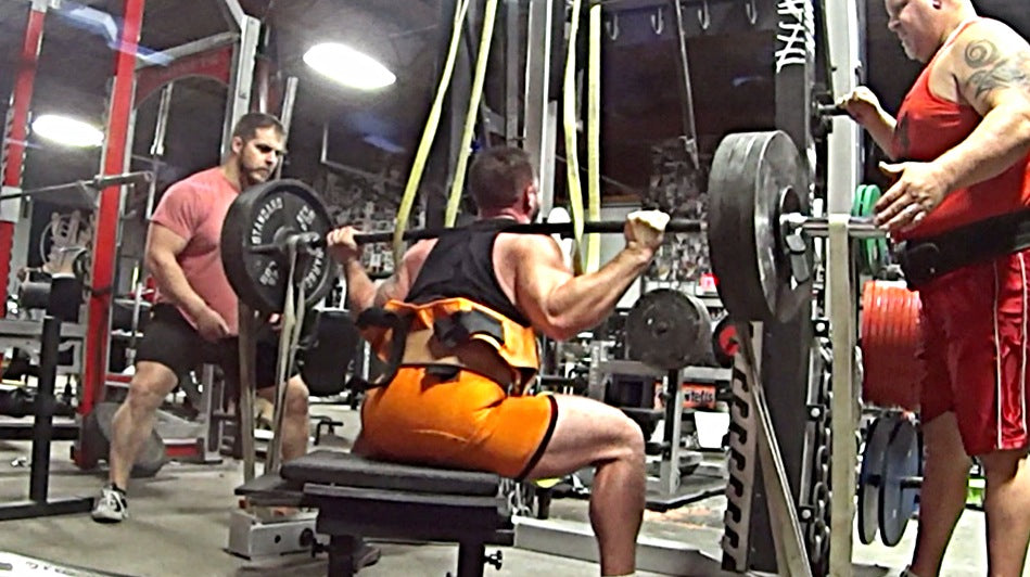 Circa Max Squats Wk 2: 335lbs + 3 Average Bands per side (Video)