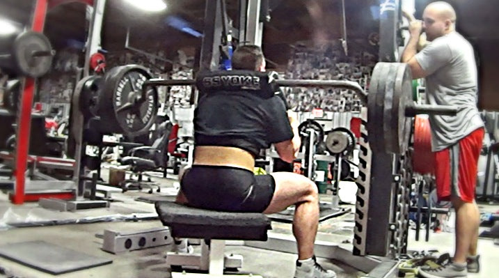 Speed SQ/DL Wk2: 10x2 on SSB Box Squats up to 420lbs &amp; 10x1 Speed Pulls (Video)