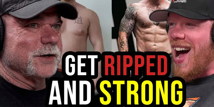 ripped and strong