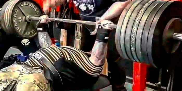 shirted bench press