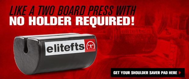 Benching with shoulder saver