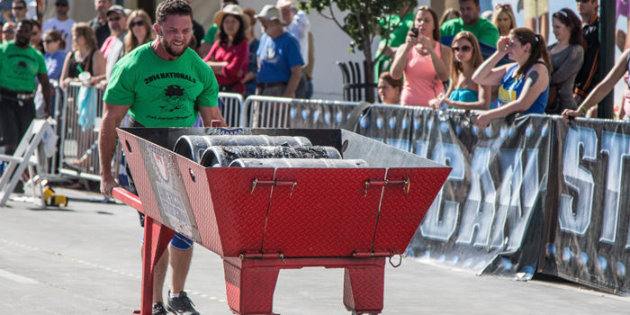 strongman carry in competition