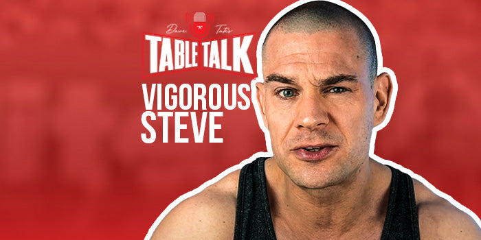 Vigorous Steve on table talk header image for table talk podcast