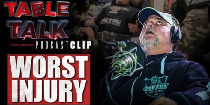 LISTEN: Table Talk Podcast Clip — The Worst Powerlifting Injury Dave Saw at a Meet