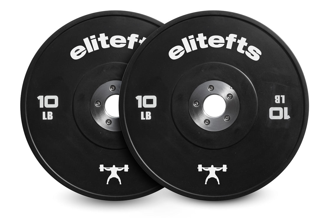 10LB black bumper plates
