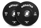 10LB black bumper plates