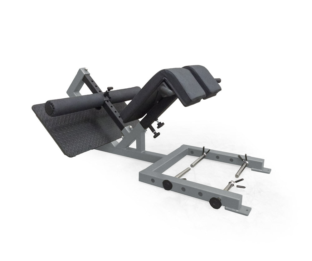 Platinum metal frame with black components on a white background