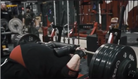 lifter bench pressing with the SS YOKE BAR