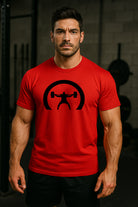 crescent red tee  - all-groups