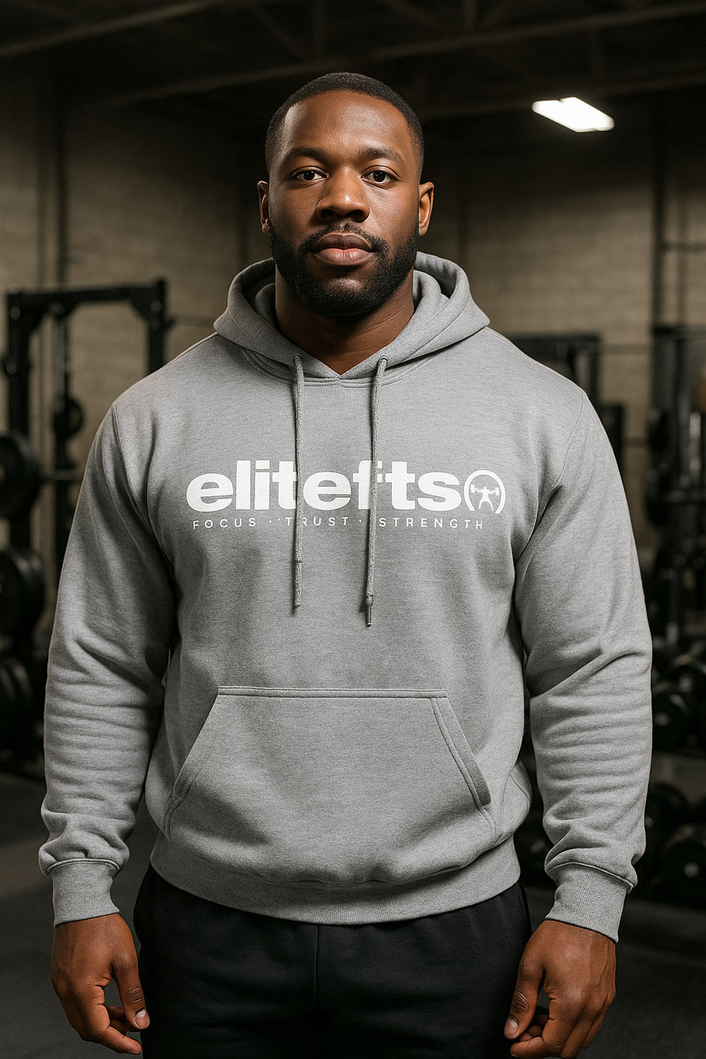 elitefts Tagline White Hoodie Grey-all-groups