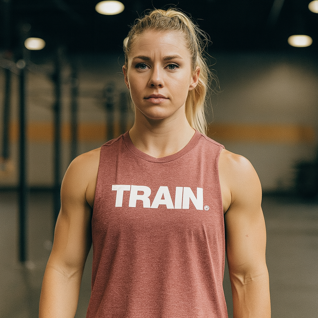 elitefts White Train Women's Racerback Cropped Tank-all-groups