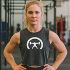 elitefts Crescent Only Women's Racerback Cropped Tank-all-groups