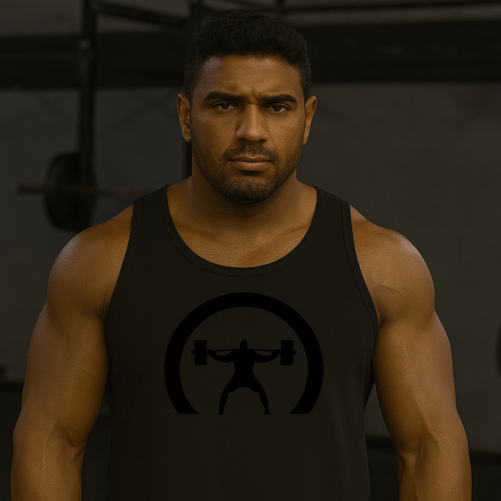 elitefts Crescent Only Black Tank Top-all-groups