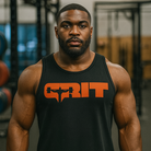 elitefts Grit Orange Tank Top-all-groups