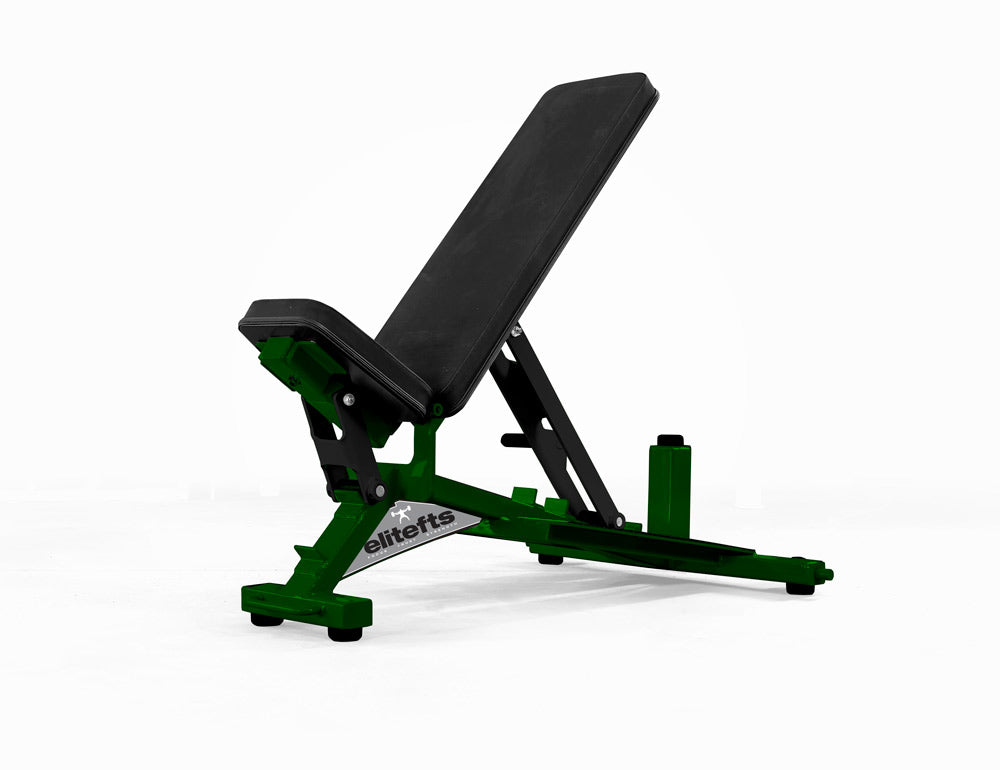 Collegiate 0-90 Bench with Spotting Steps and Kick Stand
