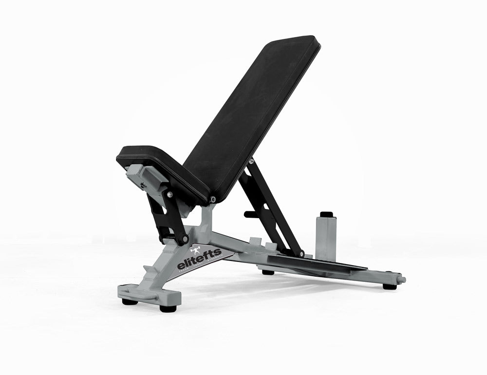 Collegiate 0-90 Bench with Spotting Steps and Kick Stand

