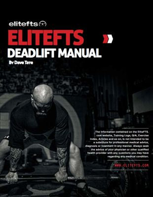 picture of elitefts Deadlift Manual ebook