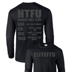 elitefts HTFU Long Sleeve T-Shirt black