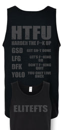 HTFU Tank Top black