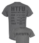 elitefts HTFU Premium T-Shirt grey