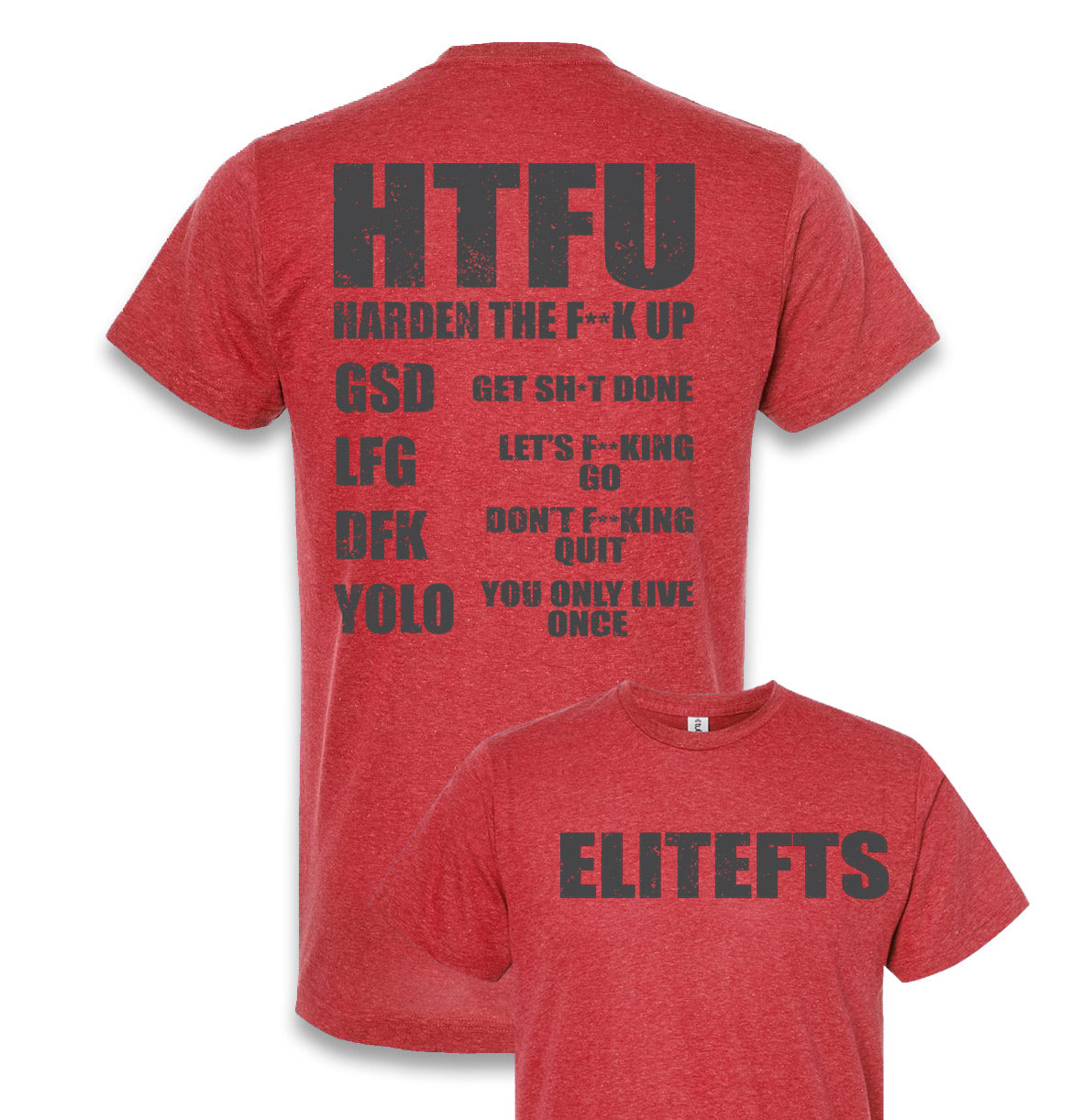 elitefts HTFU Premium T-Shirt red