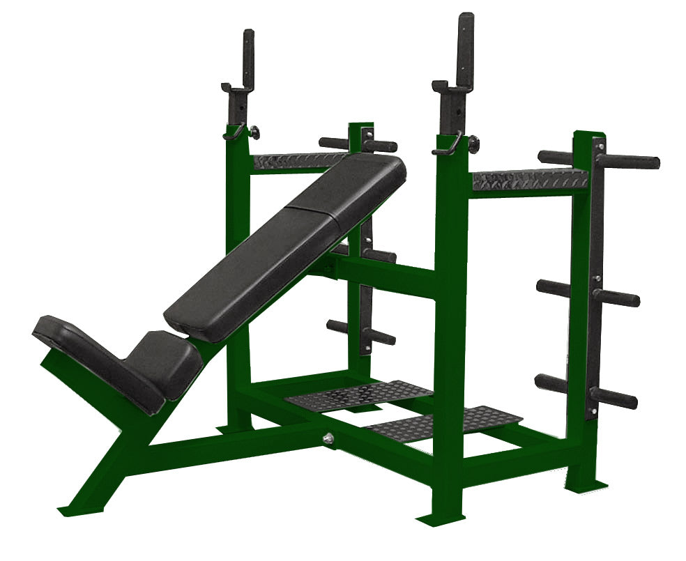 Olympic Incline Bench w/ Weight Racks