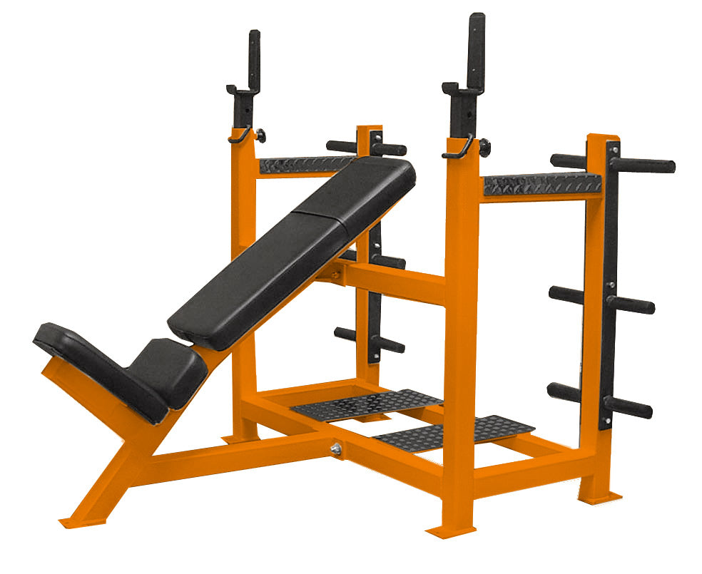 Olympic Incline Bench w/ Weight Racks