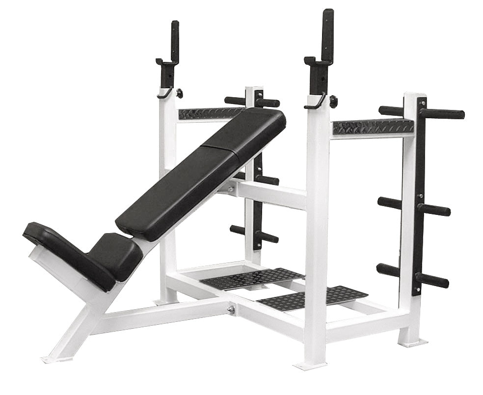 Olympic Incline Bench w/ Weight Racks
