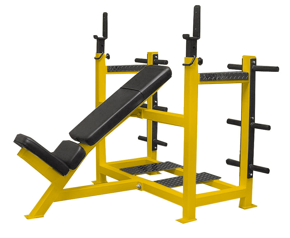 Olympic Incline Bench w/ Weight Racks