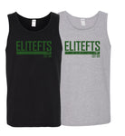 a tank top with a green EliteFTS Agency decal on the chest