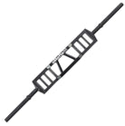 A black metal hex barbell with a textured grip and the brand name 'elite-13' printed in white on the center, shown diagonally on a plain white background.