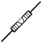 A black metal barbell with a wide, ladder-style grip plate and the brand name 'Bikerz' printed in white on the side, shown diagonally on a plain white background.