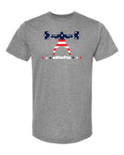 elitefts American Flag Squatter Premium T-Shirt grey