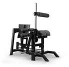Black weightlifting machine on a white background