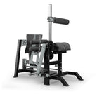 Black weightlifting machine on a white background