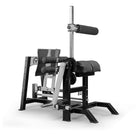 Black weightlifting machine on a white background