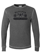 picture of elitefts Bar 98 Thermal Long Sleeve Shirt grey