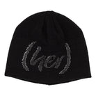 Black beanie with her on it
