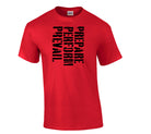elitefts P3 Black T-Shirt Red