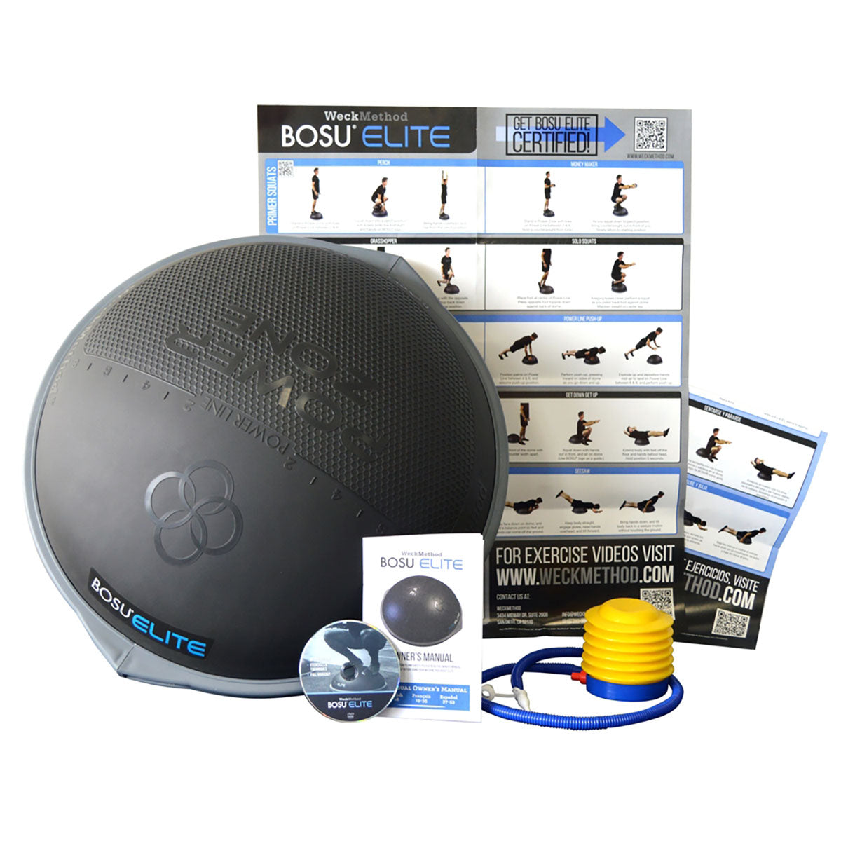 BOSU ELITE バランスボール　黒　トレーニング BOSU Elite Balance Trainer – Black | elitefts – EliteFTS